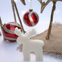 Christmas Reindeer Candle, thumbnail 1 of 2