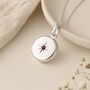 Personalised Sterling Silver July Birthstone Locket – Ruby, thumbnail 3 of 7