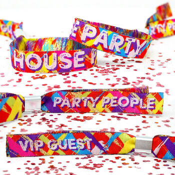 House Party Festival Party At Home Wristband Favours, 2 of 10