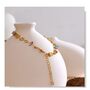 Monaco D’or Gold Eight Crystal Multi Gala Gift Bracelet, thumbnail 4 of 4