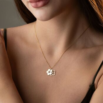 New Beginnings Sakura Blossom Necklace, 5 of 9