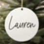 Personalised Name Christmas Bauble, thumbnail 2 of 2