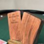 Personalised Wood And Resin Poker Trophy, thumbnail 4 of 9