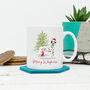Personalised Dog Christmas Mug, thumbnail 3 of 7