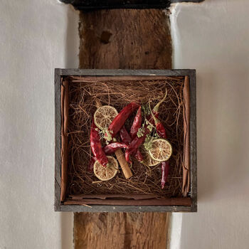 Dried Chilli Lime Wall Art Frame, 3 of 6