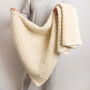 Hug Me Blanket Beginner Crochet Kit, thumbnail 1 of 10