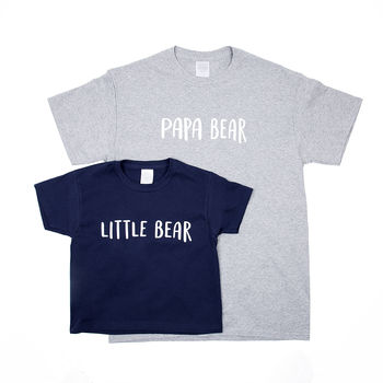 Dad And Me Bear T Shirt Set, 4 of 12
