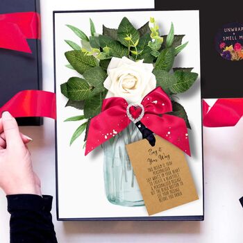 Scented Ruby Wedding Personalised Anniversary Card, 10 of 10