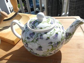 Two Cup Teapot In Harebell Design, 5 of 10