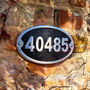 Personalised Oval House Address Bespoke Plaque, thumbnail 4 of 4