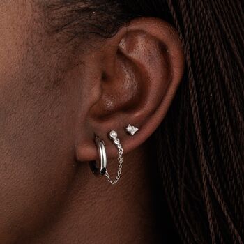 Chunky Hoop Earrings, 2 of 5