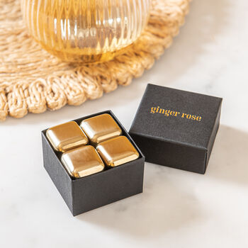 'Your Golden' Personalised Steel Ice Cubes, 10 of 12