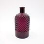 Recycled Glass Diamond Bottle Vase In Seven Colours, thumbnail 3 of 8