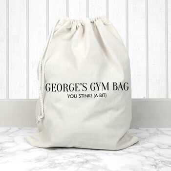 Personalised Cotton Gym Bag, 6 of 12