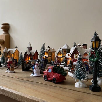 Christmas Village Scene For Windowsills Or Mantlepieces, 9 of 9