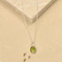 Peridot And Silver Necklace, thumbnail 2 of 3