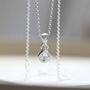 Sterling Silver Birthstone Necklaces, thumbnail 6 of 12