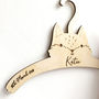 Personalised Childrens Coat Hanger With Fox Design, thumbnail 7 of 8
