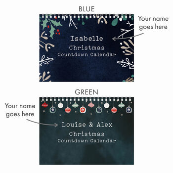 Personalised Countdown To Christmas Advent Calendar, 3 of 12