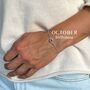 October Birthstone Rose Crystal Bracelet, Birthday Jewellery For Her, thumbnail 1 of 7