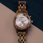 Harbor Island Personalised Wooden Watch With Stainless Steel For Women, thumbnail 1 of 12