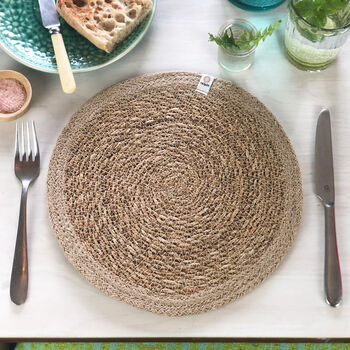 Natural Seagrass/Jute Tablemat, 6 of 7