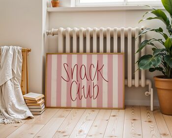 Snack Club Art Print, 6 of 12