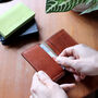 Personalised Initials Italian Leather Card Holder, thumbnail 9 of 12