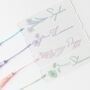 Personalised Custom Tassel Clear Acrylic Bookmark, thumbnail 1 of 7