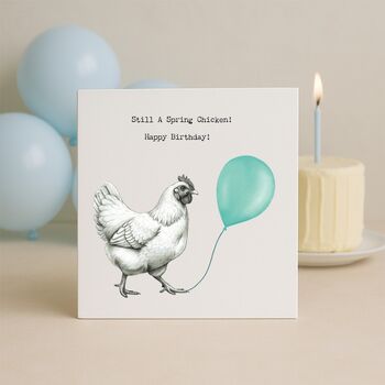Still A Spring Chicken Card, 2 of 7