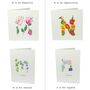 Botanical Flower Letter Cards, thumbnail 7 of 12