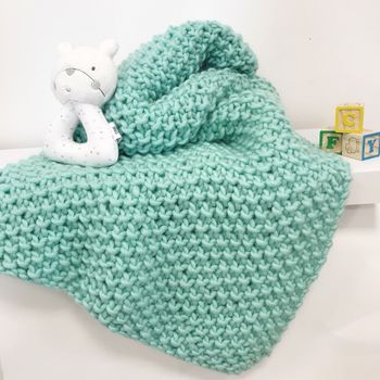 Louis Baby Blanket Knitting Kit, 6 of 11