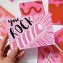 You Rock Greetings Card, thumbnail 1 of 2