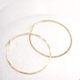 Circle Hoop Earrings In 14k Gold Fill, thumbnail 1 of 5