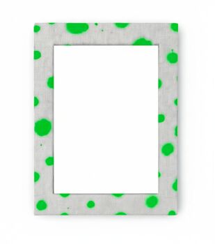 Upcycled Hand Painted Polka Dot Eco Wooden Photo Frame 5x7', 12 of 12