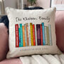 Personalised Book Family Edition Cushion, thumbnail 1 of 7