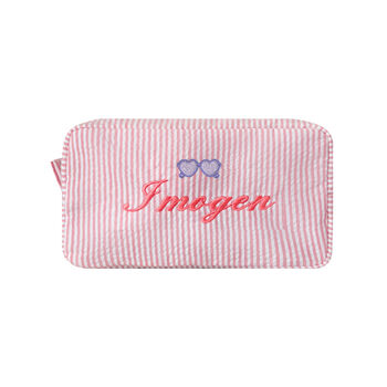 Striped Cosmetic Bags With Icon, 4 of 9