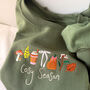 Cosy Season Autumn Embroidered Sweater, thumbnail 1 of 3