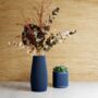 Large Navy Blue 'Tidal' Vase For Dried Flowers, thumbnail 1 of 11