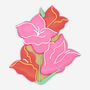 Hand Iced Gladiolus August Birth Flower Letterbox Biscuit, thumbnail 2 of 5