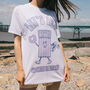 Let's Lilo Womens Slogan Tshirt With Pool Float Graphic, thumbnail 4 of 4