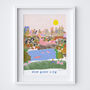 Central Park, New York City Travel Print, thumbnail 5 of 6