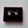 Ball Drop Earrings In Sterling Silver, thumbnail 2 of 3