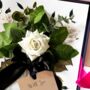 Scented Ivory Rose Personalised Boxed Wedding Card, thumbnail 3 of 8