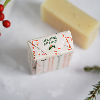 100% Natural Peppermint Candy Cane Christmas Soap, 5 of 7