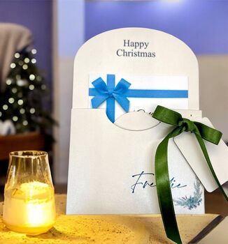 Personalised Christmas Voucher/Card Holder Wallet, 3 of 8