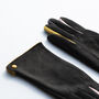 Colour Pop Suede Effect Soft Lining Touch Screen Gloves, thumbnail 4 of 11