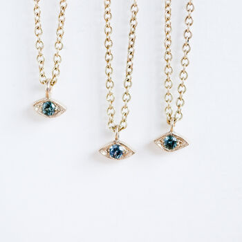 Mythos Sapphire Eye Necklace, 3 of 3