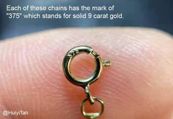 Curb Chain Belcher Chain Rope Chain In 9ct Yellow Gold, 6 of 6
