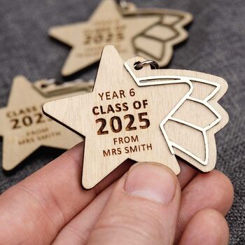 Class Of 2026 School Leavers Shooting Star Keyring, 3 of 8